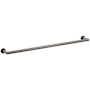 Emtek Modern Tubular 30" Towel Bar with Step Disc Rosette Oil Rubbed Bronze