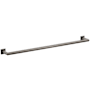 Emtek Modern Tubular 30" Towel Bar with Step Square Rosette Oil Rubbed Bronze
