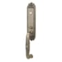 Emtek Regency Dummy Designer Brass Mortise Handleset Pewter
