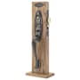Emtek Da Vinci Dummy Lost Wax Cast Bronze Mortise Handleset Medium Bronze