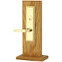 Emtek Manhattan Mortise Style Complete Dummy Set from the Classic Brass Collection Lifetime Polished Brass