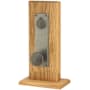 Emtek Rectangular Monolithic Mortise Style Complete Dummy Set from the Sandcast Bronze Collection Medium Bronze