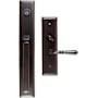 Emtek Melrose Single Cylinder Keyed Entry Mortise Handleset from the American Classic Collection Oil Rubbed Bronze