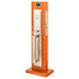 Emtek Melrose Single Cylinder Keyed Entry Mortise Handleset from the American Classic Collection Satin Nickel