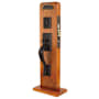 Emtek Rectangular Single Cylinder Keyed Entry Sandcast Bronze Sectional Mortise Handleset Flat Black