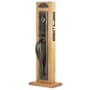 Emtek Sandcast Rectangular Mortise Single Cylinder Keyed Entry Handleset from the Sandcast Bronze Collection Medium Bronze