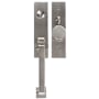 Emtek Mormont Single Cylinder Keyed Entry Brass Mortise Handleset Satin Nickel