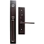Emtek Lugano Single Cylinder Keyed Entry Brass Mortise Handleset Oil Rubbed Bronze