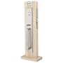 Emtek Lugano Single Cylinder Keyed Entry Brass Mortise Handleset Satin Nickel