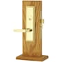 Emtek Manhattan Style Mortise Single Cylinder Entryset Lifetime Polished Brass
