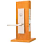 Emtek Mormont Single Cylinder Keyed Entry Brass Modern Mortise Lockset Satin Nickel