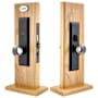 Emtek Harrison Single Cylinder Mortise Entry Set from the American Classic Collection Flat Black