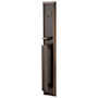 Emtek Melrose Dummy Handleset from the Brass Modern Collection Oil Rubbed Bronze