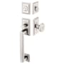 Emtek Hamden Full Dummy Handleset from the American Classic Collection Polished Nickel