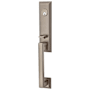 Emtek Wilshire Single Cylinder Keyed Entry Handleset from the Classic Brass Collection Pewter