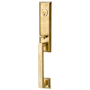 Emtek Wilshire Single Cylinder Keyed Entry Handleset from the Classic Brass Collection French Antique