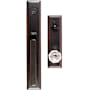 Emtek Melrose Single Cylinder Keyed Entry Handleset from the Brass Modern Collection Oil Rubbed Bronze