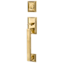 Emtek Hamden Single Cylinder Keyed Entry Handle Set from the American Classic Series French Antique