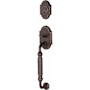Emtek Knoxville Single Cylinder Keyed Entry Designer Brass Handleset Oil Rubbed Bronze