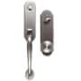 Emtek Richmond Single Cylinder Keyed Entry Brass Modern Handleset Pewter