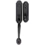 Emtek Richmond Single Cylinder Keyed Entry Brass Modern Handleset Flat Black