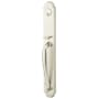 Emtek Wilmington Full Plate Single Cylinder Keyed Entry Door Handleset Polished Nickel