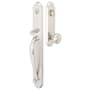 Emtek Wilmington Double Cylinder Keyed Entry Classic Brass Full Length Handleset Satin Nickel
