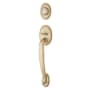 Emtek Saratoga Dummy Classic Brass Handleset French Antique