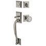 Emtek Franklin Series Dummy Handleset From the American Classic Collection Pewter