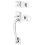 Emtek Franklin Series Dummy Handleset From the American Classic Collection Polished Chrome