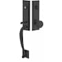 Emtek Adams Series Dummy Handleset From the American Classic Collection Flat Black