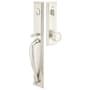 Emtek Jefferson Single Cylinder Keyed Entry Handleset From the American Classic Collection Satin Nickel