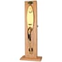 Emtek Marietta Double Cylinder Keyed Entry Brass Modern Handleset Lifetime Polished Brass