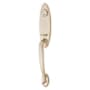 Emtek Marietta Double Cylinder Keyed Entry Brass Modern Handleset Satin Nickel