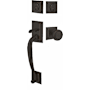 Emtek Franklin Series Double Cylinder Keyed Entry Handleset From the American Classic Collection Oil Rubbed Bronze