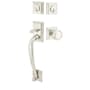 Emtek Franklin Series Double Cylinder Keyed Entry Handleset From the American Classic Collection Satin Nickel