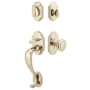 Emtek Denver Dummy Sandcast Bronze Handleset White Bronze