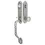 Emtek San Carlos Single Cylinder Keyed Entry Wrought Steel Monolithic Handleset Satin Steel