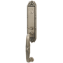 Emtek Ribbon and Reed Single Cylinder Keyed Entry Designer Brass Handleset Pewter