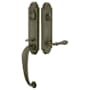 Emtek Octagon Single Cylinder Handleset from the Tuscany Bronze Collection Medium Bronze