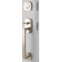Emtek Urban Modern Sectional Single Cylinder Keyed Entry Handleset Satin Nickel