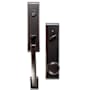 Emtek Apollo Single Cylinder Keyed Entry Brass Modern Handleset Oil Rubbed Bronze