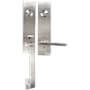Emtek Davos Double Cylinder Keyed Entry Brass Modern Handleset Satin Nickel
