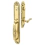 Emtek Imperial Dummy Designer Brass Handleset Lifetime Polished Brass