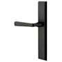 Emtek 10 Inch Stretto Rectangular Single Dummy Sideplate Entry Set from the Sandcast Bronze Collection Medium Bronze