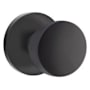 Emtek Laurent Reversible Non-Turning Two-Sided Dummy Door Knob Set from the Urban Modern Collection Flat Black