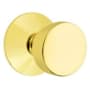 Emtek Laurent Reversible Non-Turning Two-Sided Dummy Door Knob Set from the Urban Modern Collection Unlacquered Brass