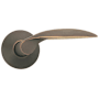 Emtek Mercury Reversible Non-Turning Two-Sided Dummy Door Lever Set from the Brass Modern Collection Oil Rubbed Bronze