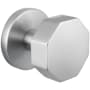 Emtek Modern Octagon Reversible Non-Turning Two-Sided Dummy Door Knob Set from the Brass Modern Collection Satin Nickel