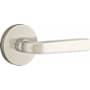 Emtek Sion Reversible Non-Turning Two-Sided Dummy Door Lever Set from the Brass Modern Collection Satin Nickel